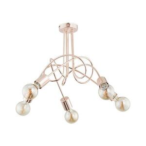 Felületre szerelhető csillár TANGO 5xE27/15W/230V réz 24325 kép