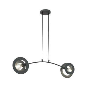 EMIBIG Csillár zsinóron EUFORIA 2xE27/15W/230V fekete 1413/2 kép