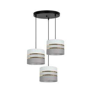 Csillár zsinóron CORAL 3xE27/60W/230V fehér/szürke 0720 kép