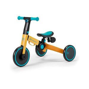 KINDERKRAFT 3v1 gyerek futóbicikli 4TRIKE sárga/türkiz KR4TRI00YEL0000 kép