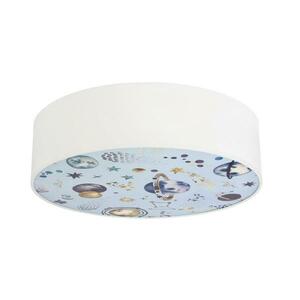 Gyerek mennyezeti lámpa KIDDY 2xE27/40W/230V fehér/kék 31 kép