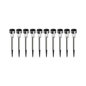 SZETT 10x LED napelemes lámpa LED/0, 06W/1, 2V 6000K IP44 40 mAh KTLEEZB10 kép