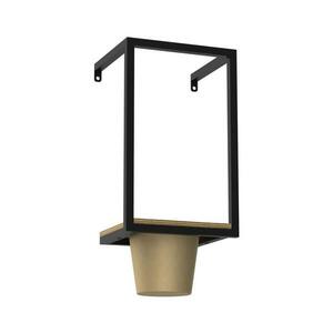 Fali virágcserép 38x18 cm arany 8094 kép