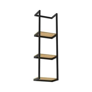 Fali törölközőtartó 78x23 cm fekete 9030 kép