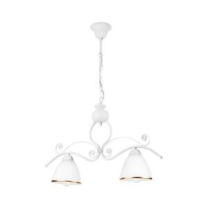 Csillár láncon RETRO 2xE27/60W/230V matt fehér LM kép