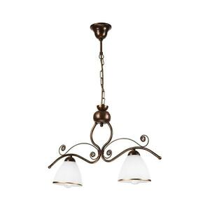 Csillár láncon RETRO 2xE27/60W/230V réz/patinás LM kép