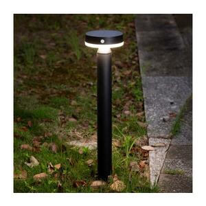 GWINEA LED/4, 5W/3, 7V 2000 mAh 50 cm IP44 fekete napelemes LED lámpa érzékelővel 329790 kép