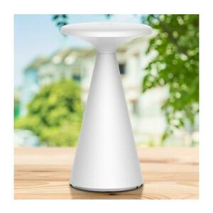 PAROS LED asztali lámpa, 1, 8W, 5V USB, 1800 mAh, IP44, fehér, dimmelhető 329967 kép