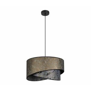 Csillár zsinóron REZO 1xE27/60W/230V szürke/arany 0052 kép