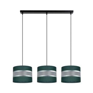 Csillár zsinóron CORAL 3xE27/60W/230V zöld 0729 kép