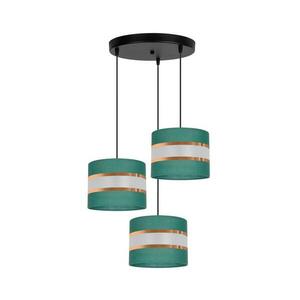 Csillár zsinóron CORAL 3xE27/60W/230V zöld 0735 kép