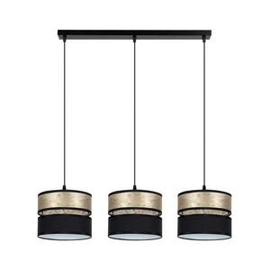 Csillár zsinóron LIMA 3xE27/60W/230V arany/fekete 0891 kép