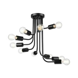 Felületre szerelhető csillár TRINITY 10xE27/15W/230V fekete LM kép