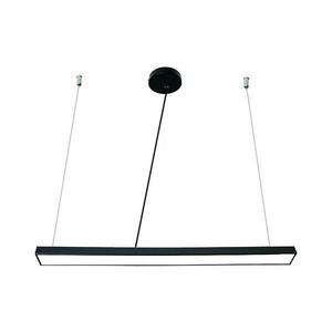 LED Csillár zsinóron LED/32W/230V 4000K átm. 120 cm fekete LCL7021 kép
