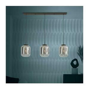 Eglo 390104 - Csillár zsinóron BULCIAGO 3xE27/40W/230V füstös 390104 kép