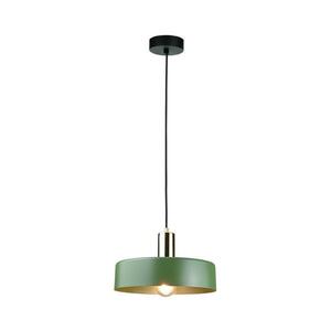 Keter Lighting Csillár zsinóron HAKI 1xE27/60W/230V zöld/fekete/fényezett króm 2974 kép