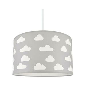 Gyerek csillár CLOUDS GREY 1xE27/60W/230V D kép