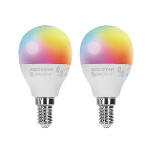 B.V. KÉSZLET 2x LED RGBW Dimmelhető izzó MESH Intelligens E14/6, 5W/230V 2700 kép