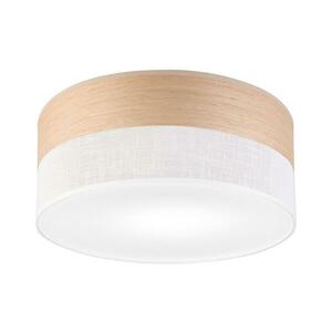 Mennyezeti lámpa SIRJA WOOD 1xE27/15W/230V átm. 35 cm fehér/tölgy LM kép