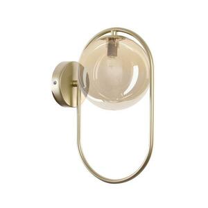 Fali lámpa CORDEL 1xG9/28W/230V réz/füstös bézs 21 kép