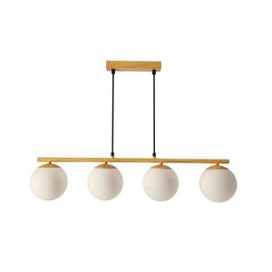 Csillár zsinóron CARRINE 4xE14/40W/230V barna 34 kép