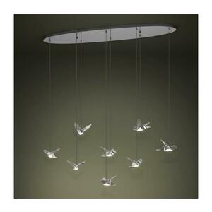 Eglo 390401 - LED Dimmelhető csillár zsinóron PARATEBUENO 8xLED/4, 2W/230V króm 390401 kép