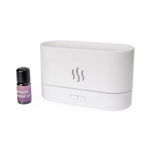 LED RGB ultrahangos aroma diffúzor és párásító, 180 ml, fehér, világítással PADYMF701W kép