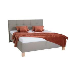 POHODA MARIA kárpitozott ágy matraccal és beépített tárolóval 160x200 cm taupe 8590828931782 kép