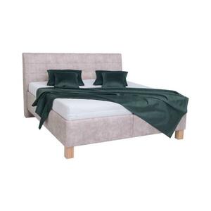POHODA Kárpitozott ágy ágyneműtartóval, matrac nélkül VIOLET 180x200 cm bézs 8590828932185 kép