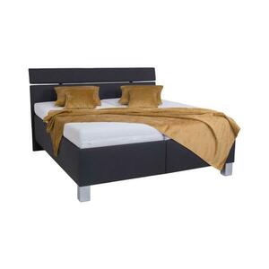 POHODA ALIS kárpitozott ágy 160x200 cm, matraccal és ágyneműtartóval, antracit 8590828933069 kép