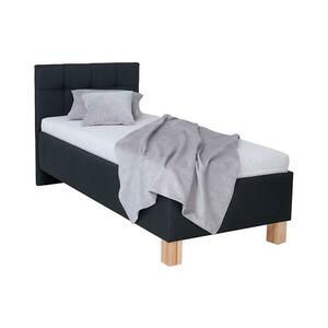 POHODA Kárpitozott ágy matraccal és tárolóhellyel MARIA ONE 90x200 cm antracit 8590828933649 kép