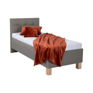 POHODA Kárpitozott tárolós ágy, matrac nélkül MARIA ONE 90x200 cm taupe 8590828933793 kép