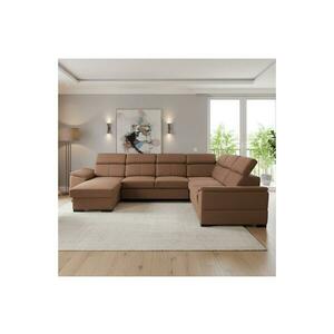 MEBLEDOMI Ággyá alakítható ülőgarnitúra GRANADA, univerzális U kép