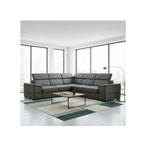 MEBLEDOMI Univerzális, kihúzható sarokülőgarnitúra tárolóhellyel GRANADA sötétszürke 8590828029823 kép