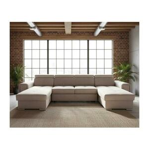 MEBLEDOMI Ággyá nyitható ülőgarnitúra univerzális U kép