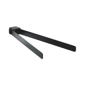 Gedy PIRENEI 36 cm forgatható falra szerelhető törölközőtartó, matt fekete PI2314 kép