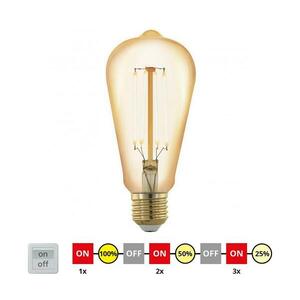 LED Dimmelhető izzó VINTAGE ST64 E27/4W/230V 2200K kép