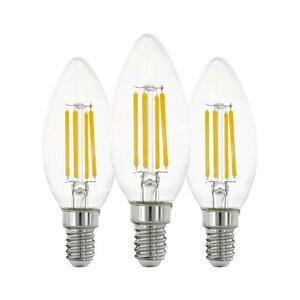 KÉSZLET 3x LED Izzó VINTAGE C35 E14/7W/230V 2700K kép