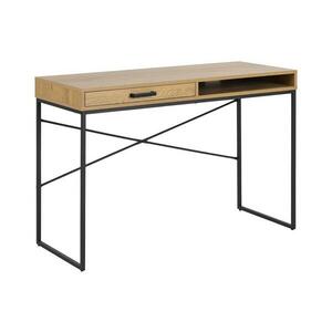 Actona SARON íróasztal tölgy/fekete 0000105304 kép
