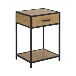 Actona Éjjeli szekrényke SARON tölgy/fekete 0000105302 kép