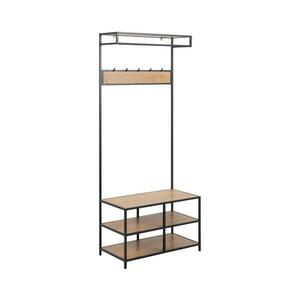 Actona Előszobafal SARON tölgy/fekete 0000094144 kép