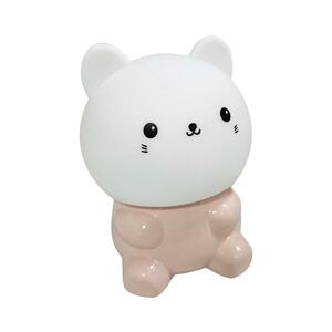 LED RGBW gyerek érintős lámpa LED/1W/5V USB 1200 mAh macska TR kép