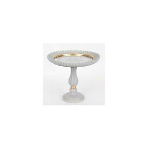 Eurolamp Dekoratív tálca, átmérő 23, 5 cm, szürke/arany 752 kép