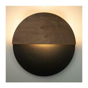 LED fali lámpa LUNA LED/7W/230V átm. 36 cm fekete/barna 40864 kép