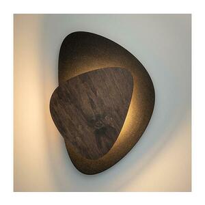 LED fali lámpa PEDRA LED/7W/230V fekete/barna 40869 kép