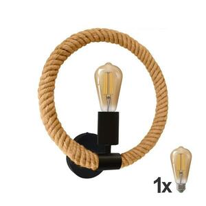 LED Fali lámpa ROPE ARTHUR 1xE27/10W/230V SA1203+BG0227 kép