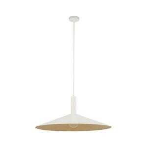 Csillár zsinóron CAPRI 1xE27/15W/230V átm. 70 cm fehér/arany 41015 kép