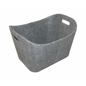 Lienbacher Nemez fa kosár fogantyúkkal 35x55 cm szürke 21.02.632.2 kép