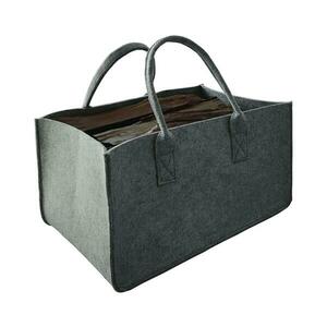 Lienbacher Nemez fa kosár fogantyúkkal 27x50 cm szürke 21.02.639.2 kép