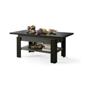 Mazzoni ROY fekete/antracit kihúzható konferencia/étkezőasztal emelhető lappal 5903631916731 kép